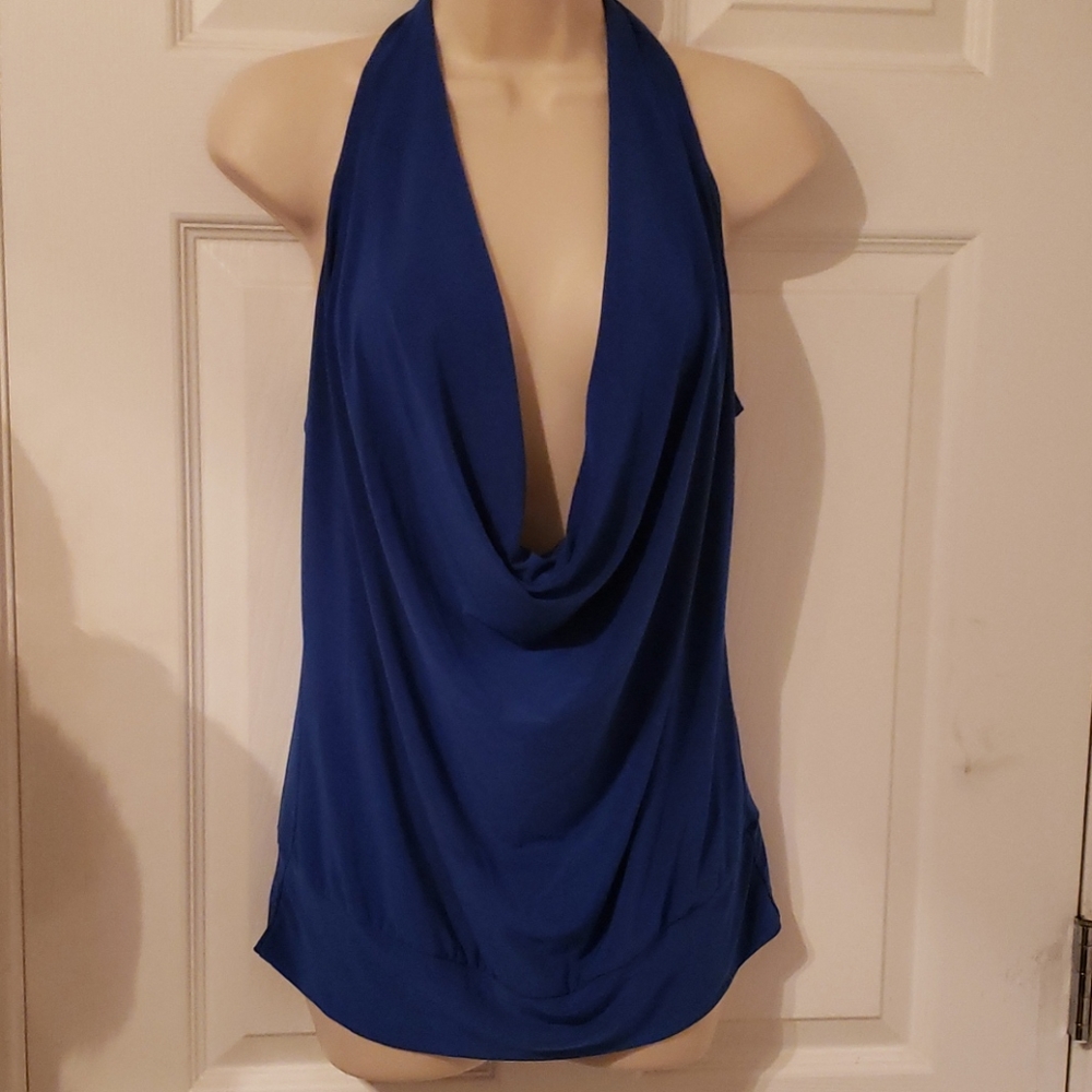 Drop neck blouse